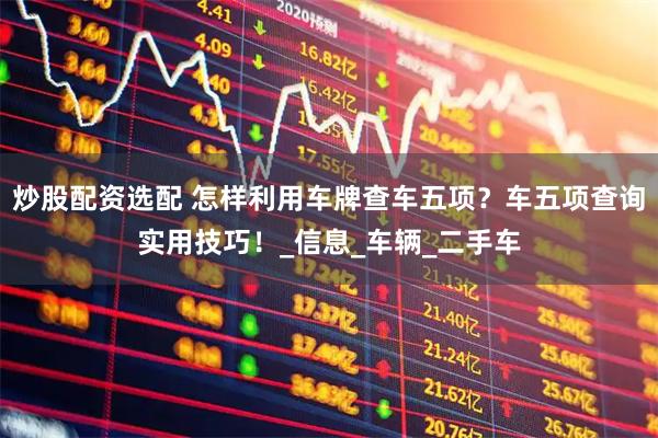 炒股配资选配 怎样利用车牌查车五项？车五项查询实用技巧！_信息_车辆_二手车